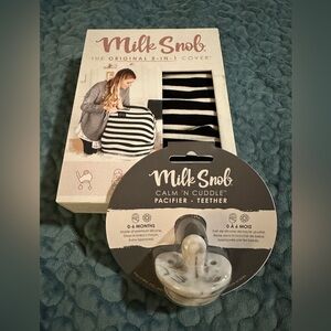 Milk Snob 5 in 1 Cover & Calm 'N Cuddle Pacifier